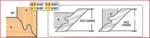4 X 3/4 BORE CT SGL PC DBL T&G LM CUTTER